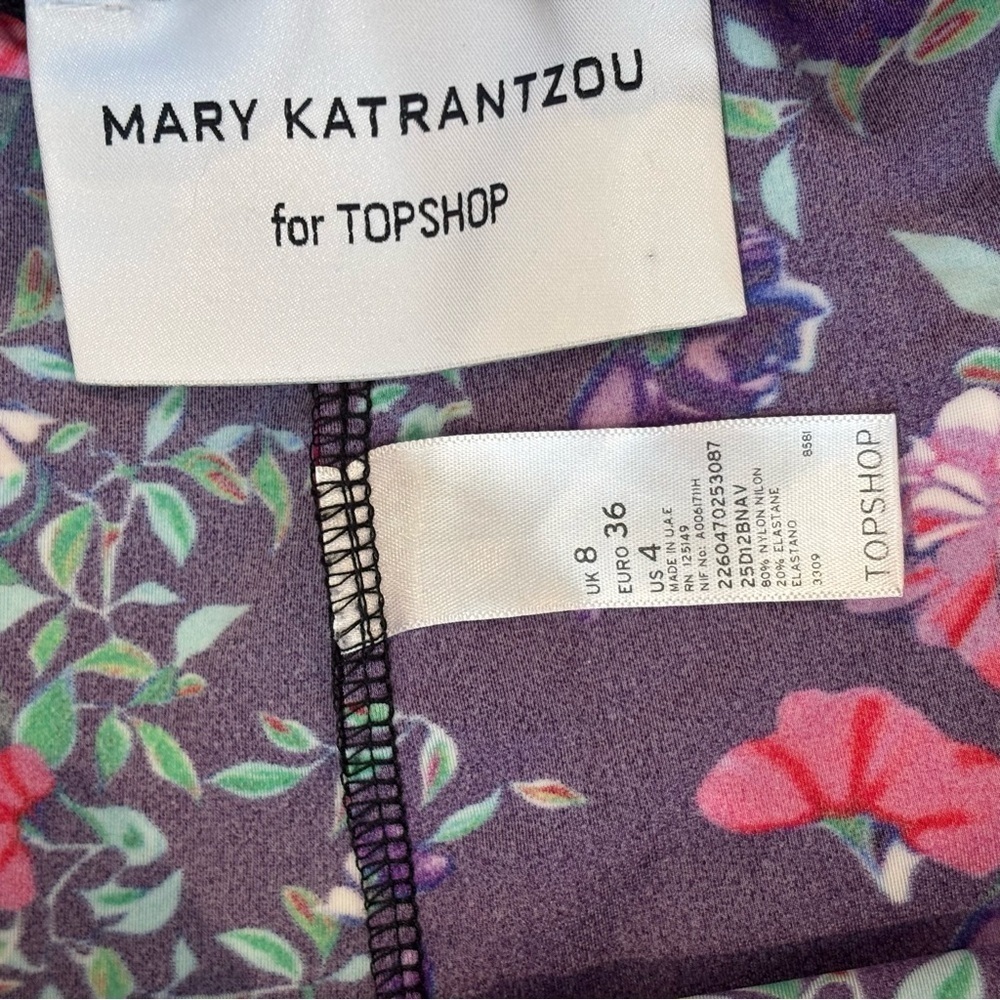 Mary Katrantzou x Topshop Limited Edition Capsule Collection, Floral Size 4 - Picture 4 of 8